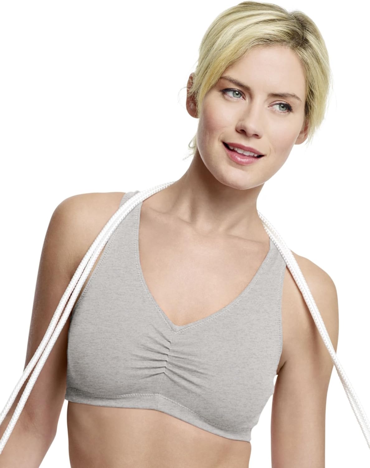 Hanes Women's Comfort-Blend Flex Fit Pullover Bra (2-Pack) at  Women’s Clothing store: Sports Bras