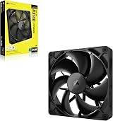 Corsair iCUE LINK RX140 140mm PWM Fan Black Magnetic Dome Bearing view 8