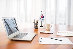 South Korea Flags South Korean Small Mini Desk