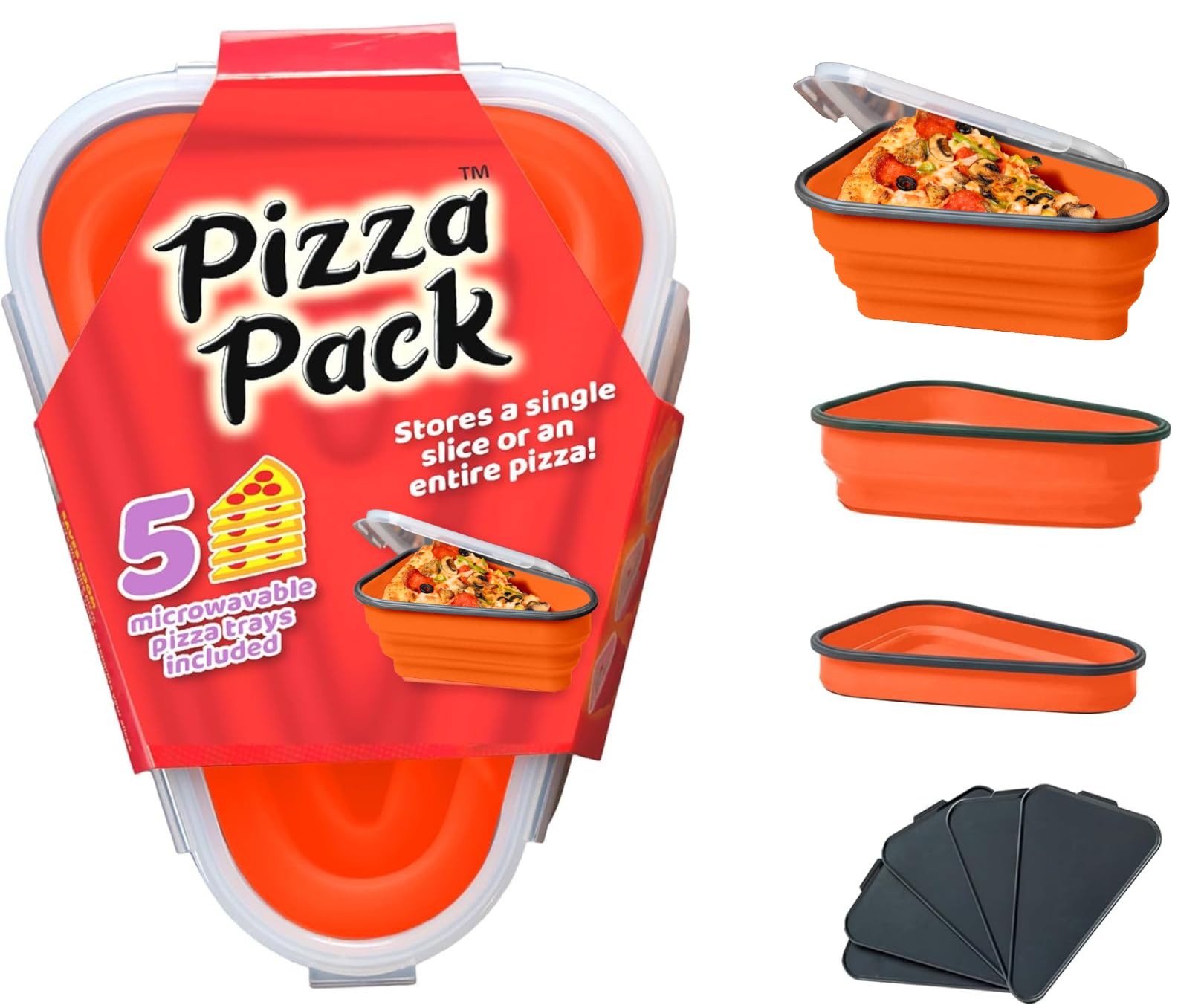 PIZZA PACK The Perfect Reusable Pizza Storage
