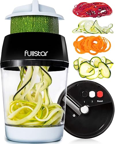 Fullstar 4-in-1 Vegetable Spiralizer Slicer Zucchini Noodle Pasta Maker
