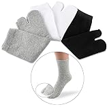 NUOLUX Cotton Socks,Toe Socks,Elastic Cotton Tabi
