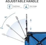 TIMBER RIDGE Festival Trolley on Wheels 200L Foldable with Brakes 100kg view 5