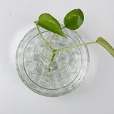 Hisredsun 290pcs Glass Pebbles 1.35kg Flat Marble Beads Vase Filler Stones view 4