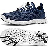 ALEADER Men's Stylish Water Shoes, Quick-Dry Xdrain Water Sneakers, Lightweight & Comfort Footed