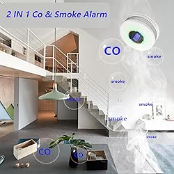 JuzhiAnn Combination Smoke Carbon Monoxide Alarm