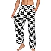 Mens Pajama Pants Funny Pajama Bottoms Soft PJ Pants Pockets Drawstring