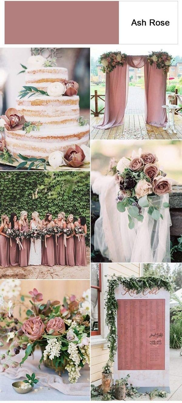 Table Runner Chiffon Bulk Silk Ash Rose Event Party Supplies Table Cloth Romantic Wedding Decor Handmade Chiffon Velvet Table Runner Boho Vintage Woodland (Ash Rose, 60 in / 152 cm)