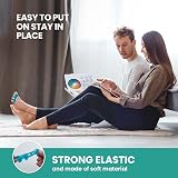 Welnove 8 Pack Toe Separators Bunion Corrector for Women Men Blue view 7