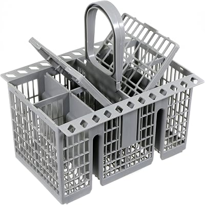 Spares2go Dishwasher Cutlery Basket Universal Cage Detachable Handle