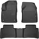 Husky Liners Weatherbeater Floor Mats | Fits 2016-2022 Toyota Prius, 2017-2021 Toyota Prius Prime | Front & 2nd Row, 3-pc Black - 98991