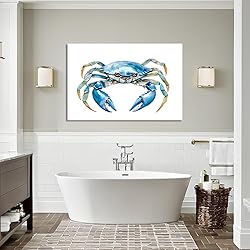 Crab Canvas Wall Art Sea Animal Marine Life Picture