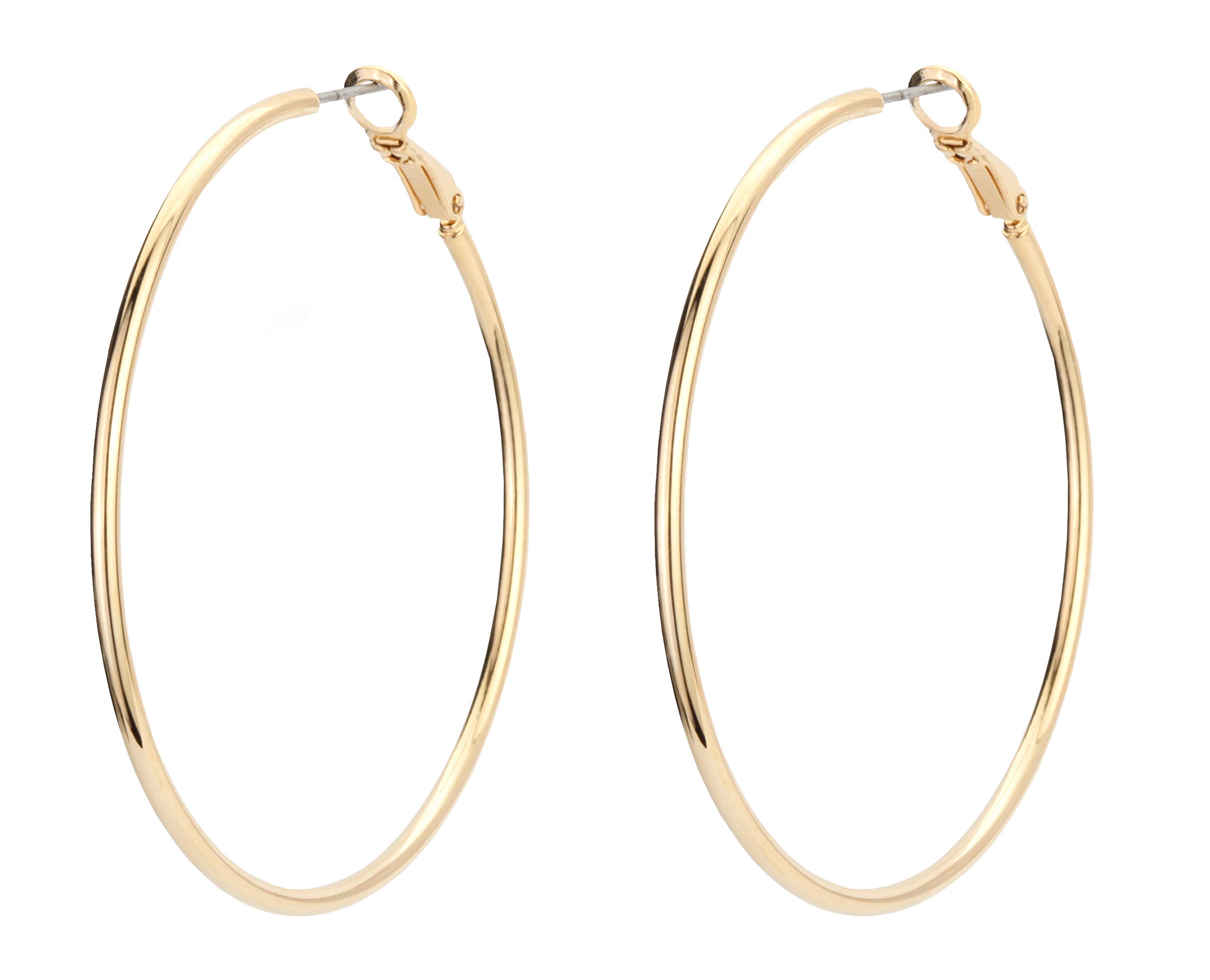 Osira Creole Earrings 22 Carat Golet Diameter 55 mm – 157130/L