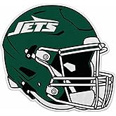 Rico Industries NFL Football New York Jets Felt Helmet Shape Cut Pennant - Home and Living Room Décor - Soft Felt EZ to Hang