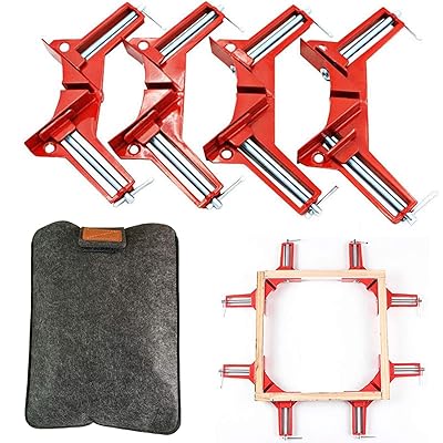 Buy Golucky7 Right Angle Clamp 90 Degrees Corner Clamp Picture Frame Holder Glass Holder Diy Woodworking Hand Tools Online In Turkey B07sx2c61t