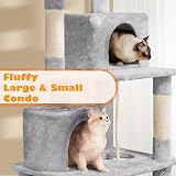 Yaheetech 158cm Multi-Level Cat Tree Tower with Condos Perches Hammock view 7