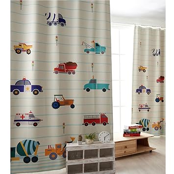 Amazon De Gwell Kinderzimmer Gardinen Vorhang Blickdicht