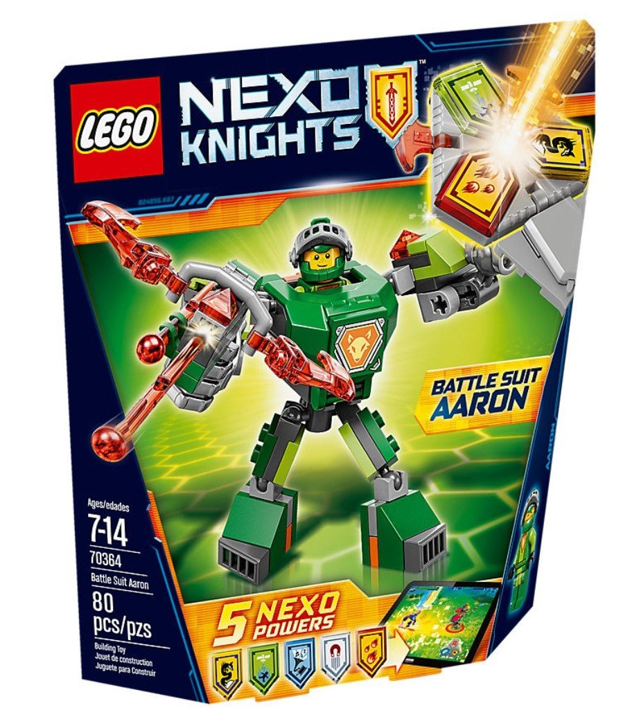 Nexo Knights Aaron con armadura de combate LEGO