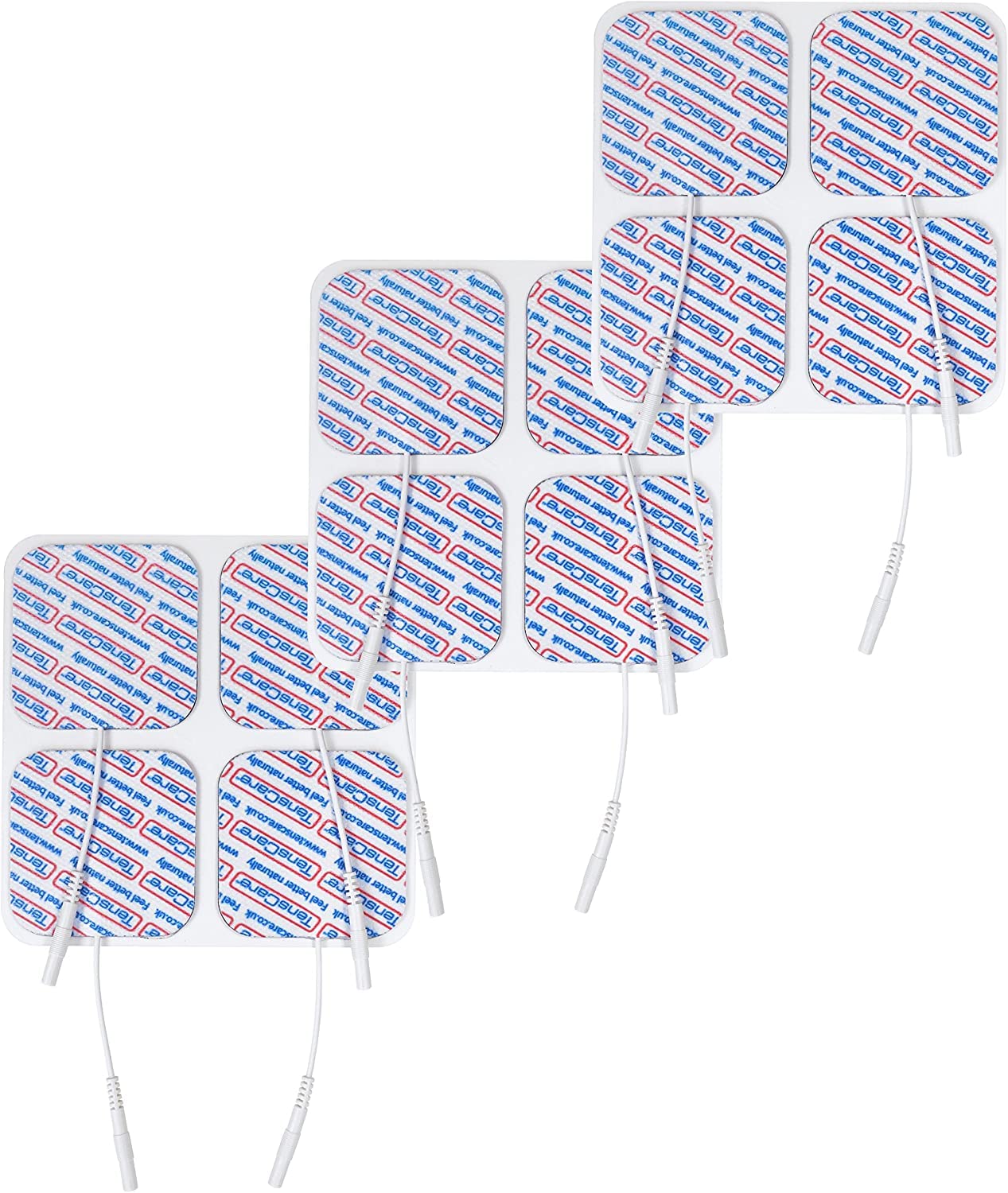 TensCare Superior Electrode Pads - Perfect for TENS, EMS and IFT Units (3 Packs of 4 Electrodes)