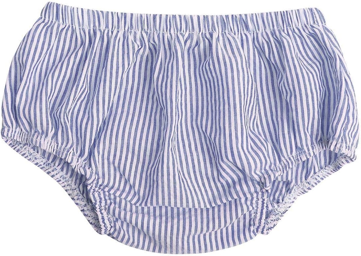 FYMNSI Baby Boy 1st 2nd Birthday Cake Smash Outfit Bow Tie Y-Back Suspenders Bloomer Diaper Cover Shorts Pants 3pcs Clothes Set Photography Costume Blue Striped - Image 5