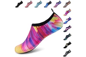 Deevike Water Shoes for Women Men Barefoot Quick-Dry Aqua Socks Slip-on for Beach Swim Surf Yoga Exercise