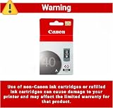 Canon PG 40 Black Ink Cartridge Tank - Standard Yield For Inkjet Printers view 3