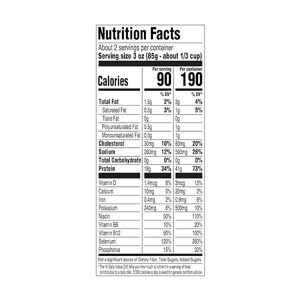 STARKIST ALBACORE WHITE TUNA IN WATER, 6.4 OZ POUCH (12 PACK) READY TO EAT WILD CAUGHT TUNA, 19G PROTEIN PER SERVING, 90 CALORIES PER SERVING,GLUTEN FREE, SOY FREE, KOSHER, PERFECT FOR MEALS & SNACKS
