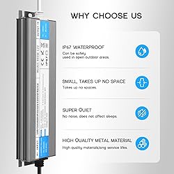 VOEWT LED Driver 100 Watts Waterproof IP67 Power