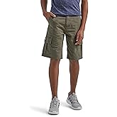 Wrangler Authentics Boys Classic Cargo - Adrean SHORTS, Olive, 8 US