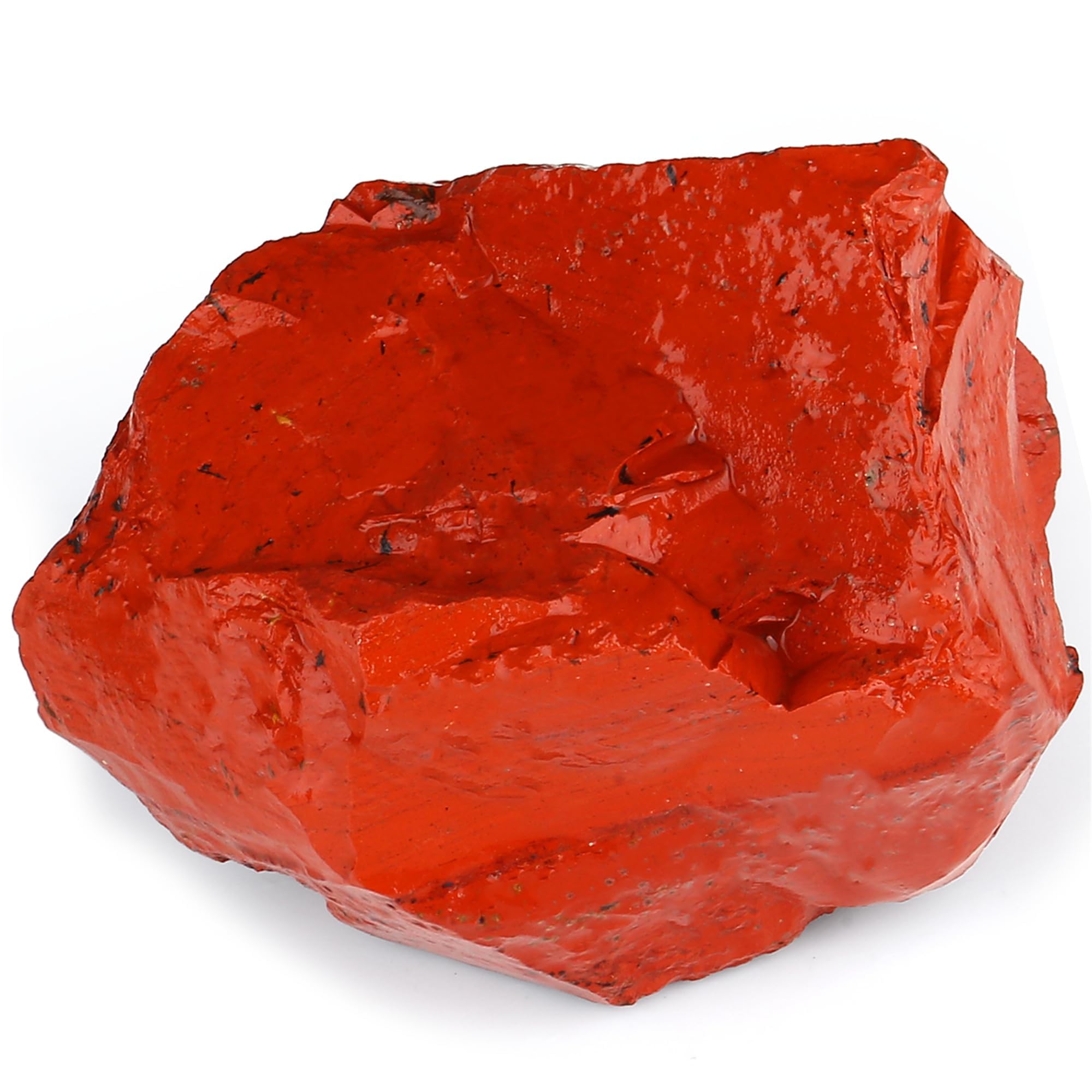 Photo 1 of Large 1.25-2.0” Natural Red Jasper Healing Stones – Raw Gemstone for Love, Meditation, Chakra Balancing, Reiki, Crystal Grid, Energy Work, Tumbling, Wire Wrapping & Spiritual Home Décor