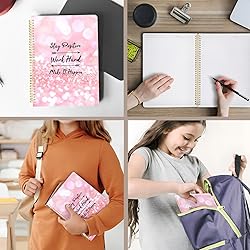 Stanoha Cute Spiral Notebook journal A4 Aesthetic