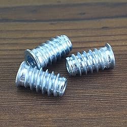 Kindroufly 1/4-20 Threaded Inserts - Nut & Wood