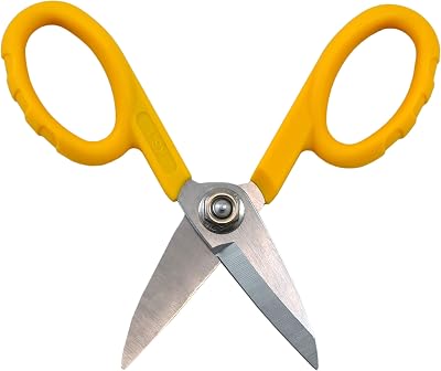 Miller KS-1 Yellow Fiber Optic Kevlar Scissors Utility Cable Cutters 5.5in