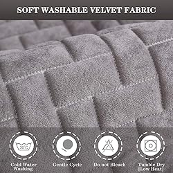 TEWENE Sectional Sofa Couch Covers Anti-Slip Sofa