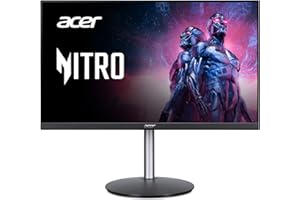 Acer Nitro XFA243Y Sbiipr 23.8” Full HD (1920 x 1080) VA Gaming Monitor | AMD FreeSync Premium Technology | 165Hz Refresh Rate | 1ms VRB | HDR 10 | 1 Display Port 1.2 & 2 HDMI 2.0 Ports,Black