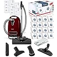 Miele Complete C3 SoftCarpet HEPA Canister Vacuum Cleaner with SEB228 SoftCarpet Powerhead Bundle - Includes Miele Performanc
