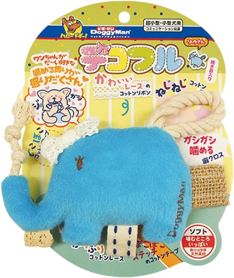 Amazon ドギーマン 犬用おもちゃ デコフル ゾウさん ドギーマン ペット用品 通販