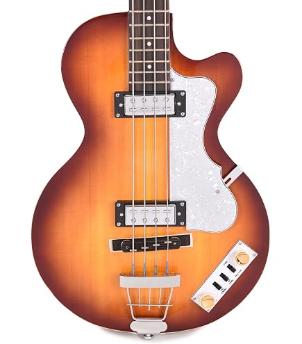 Hofner Ignition club SB ナットノブ交換済 Amazon.com: Ignition Pro Club 4 String Electric Bass Guitar