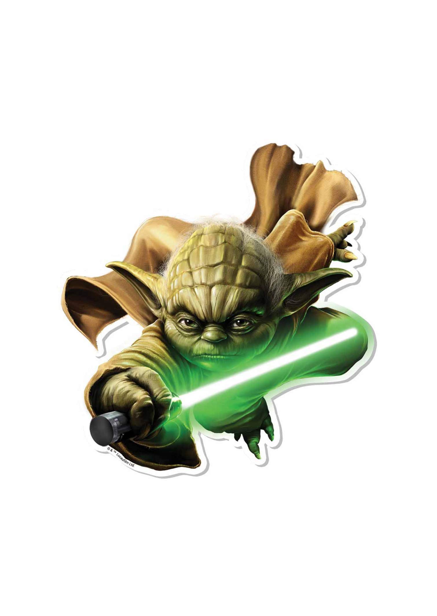 Star Cutouts Official Star Wars Yoda Wall Art