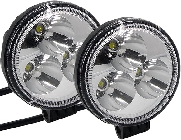 Amazon Led ワークライト作業灯 9w 広角型スポット バックランプ フォグランプ サーチライト 12v 24v兼用 2個セット フォグランプ 車 バイク