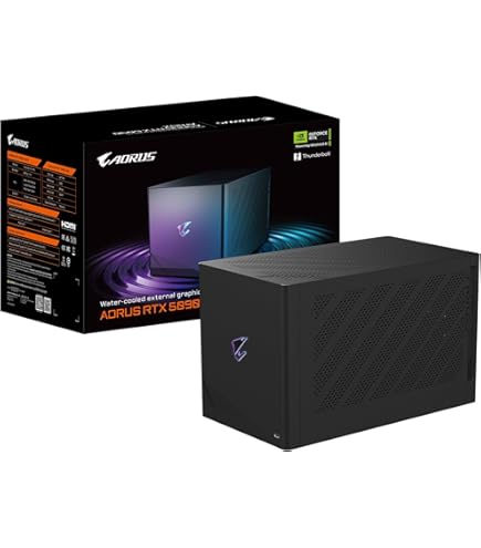 Amazon.com: GIGABYTE AORUS RTX 3090 Gaming Box eGPU, WATERFORCE