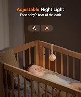 Dreamegg White Noise Machine Baby Portable 19 Sounds Night Light 32 Volume Timer view 4