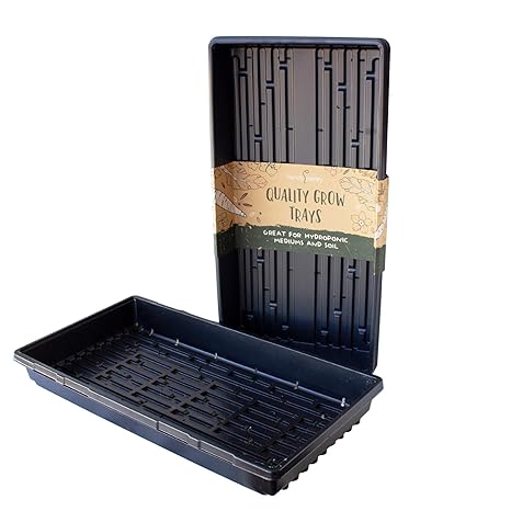 Buy 5 Pack 1020 Garden Growing Trays With Drain Holes 10 X 20