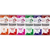Cotton Candy Floss sugar Mix Flavors | Pack Of 6 | Orange, Strawberry, Silly Nilly, Green Apple, Grape, and Cherry Berry Flavors | 1/2 Gallon Cartons