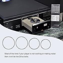 MEFONKOU 3 Drive Belts and 1 Door Belt CD Players