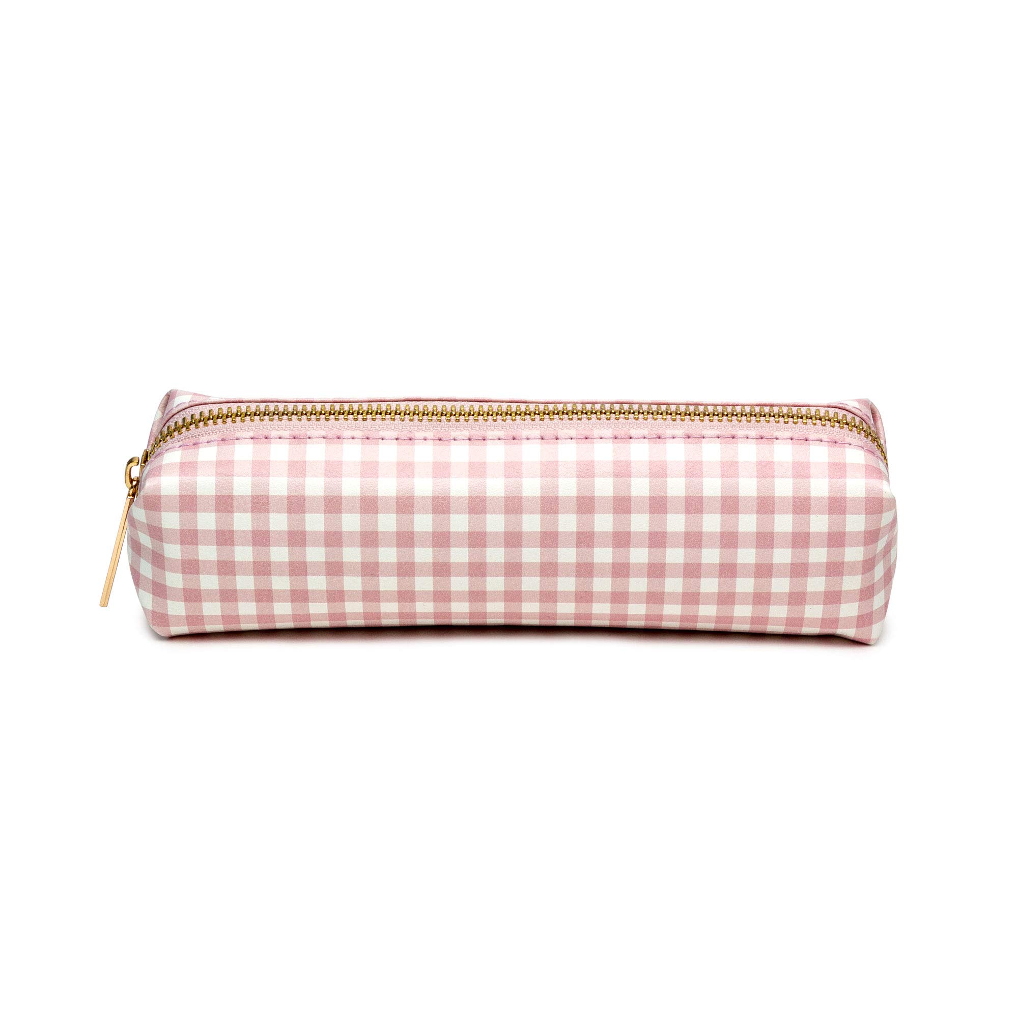 Pukka Pad, Carpe Diem, Slim Pencil Case, Ballerina Pink Check, Sky Blue Inside Lining