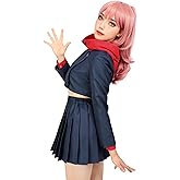 C-ZOFEK US Size Female Anime Cosplay Costume Women Hoodie Pleated Skirt Halloween Uniform