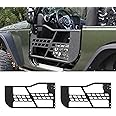 Off-Road Safari Tubular Doors Compatible with Wrangler JK 2007-2018 (2-Door Only) - Set of 2 Half Tube Doors for Offroad Trail Adventure (NO Mirrors)