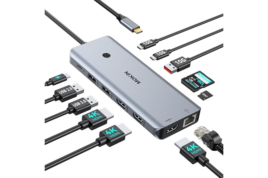 Best 12-in-1 Docking Station Triple Monitor