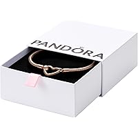 Amazon.com: PANDORA Moments Heart T-Bar Closure Snake Chain
